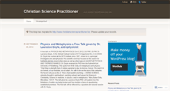 Desktop Screenshot of christiansciencepractitionerbiz.wordpress.com