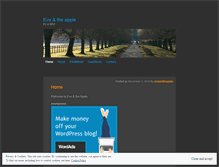 Tablet Screenshot of eveandtheapple.wordpress.com