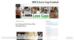 Desktop Screenshot of lovecaps.wordpress.com