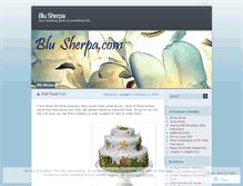 Tablet Screenshot of bluesherpa.wordpress.com