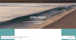 Desktop Screenshot of josievarga.wordpress.com