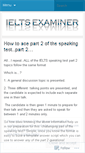 Mobile Screenshot of ieltsexaminer.wordpress.com