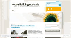 Desktop Screenshot of housebuildingaustralia.wordpress.com
