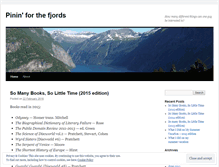 Tablet Screenshot of pininforthefjords.wordpress.com