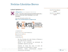 Tablet Screenshot of noticiasliterarias.wordpress.com