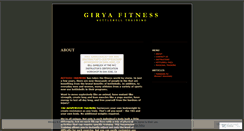 Desktop Screenshot of giryafitness.wordpress.com