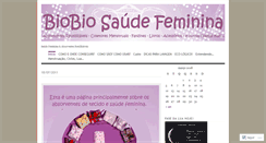 Desktop Screenshot of biobiosaudefeminina.wordpress.com