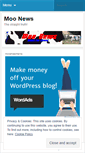 Mobile Screenshot of moonews.wordpress.com