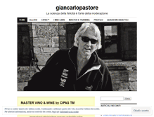 Tablet Screenshot of giancarlopastore.wordpress.com