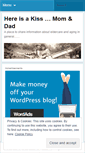 Mobile Screenshot of hereisakiss.wordpress.com