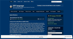 Desktop Screenshot of diylanguage.wordpress.com