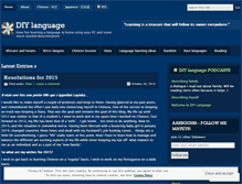 Tablet Screenshot of diylanguage.wordpress.com