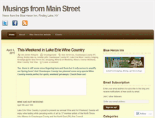 Tablet Screenshot of blueheroninnfindleylakeny.wordpress.com