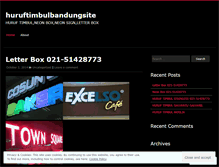 Tablet Screenshot of huruftimbulbandungsite.wordpress.com