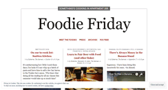 Desktop Screenshot of foodiefriday.wordpress.com