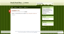 Desktop Screenshot of duckpondboy.wordpress.com