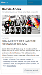 Mobile Screenshot of boliviaahora.wordpress.com