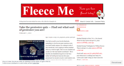 Desktop Screenshot of fleeceme.wordpress.com