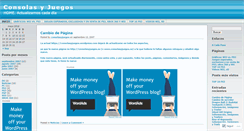 Desktop Screenshot of consolasyjuegos.wordpress.com