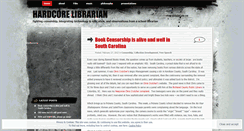 Desktop Screenshot of hardcorelibrarian.wordpress.com