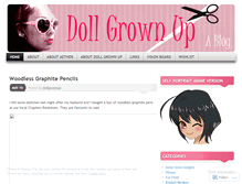 Tablet Screenshot of dollgrownup.wordpress.com