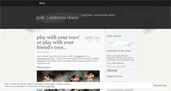 Desktop Screenshot of embracechaos.wordpress.com