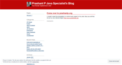 Desktop Screenshot of javaspecialist.wordpress.com