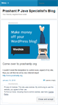 Mobile Screenshot of javaspecialist.wordpress.com