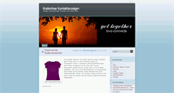 Desktop Screenshot of kontaktanzeigen24.wordpress.com