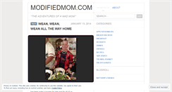 Desktop Screenshot of modifiedmom.wordpress.com