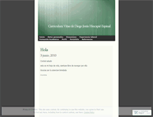 Tablet Screenshot of diegojesushincapie.wordpress.com