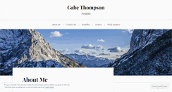 Desktop Screenshot of gabethompson.wordpress.com