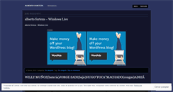 Desktop Screenshot of fortezamusic.wordpress.com