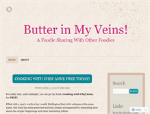 Tablet Screenshot of butterinmyveins.wordpress.com