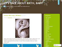 Tablet Screenshot of birthbaby.wordpress.com