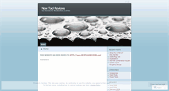 Desktop Screenshot of newtoolreviews.wordpress.com
