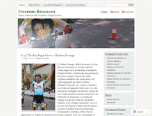 Tablet Screenshot of ciclismoreggiano.wordpress.com