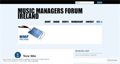 Desktop Screenshot of mmfireland.wordpress.com