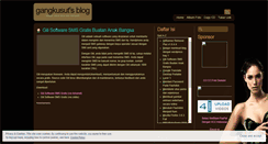 Desktop Screenshot of gangkusut.wordpress.com