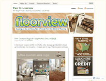 Tablet Screenshot of carpetspluscolortile.wordpress.com