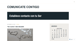 Desktop Screenshot of comunicatecontigo.wordpress.com