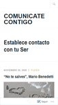 Mobile Screenshot of comunicatecontigo.wordpress.com