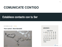 Tablet Screenshot of comunicatecontigo.wordpress.com