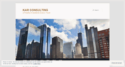 Desktop Screenshot of karconsulting.wordpress.com