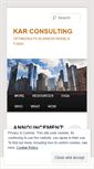 Mobile Screenshot of karconsulting.wordpress.com