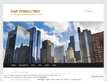 Tablet Screenshot of karconsulting.wordpress.com