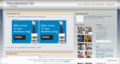Desktop Screenshot of misunderstoodgirl.wordpress.com