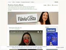 Tablet Screenshot of flaviagcosta.wordpress.com