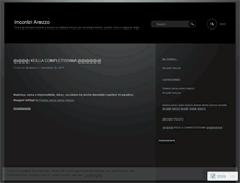 Tablet Screenshot of incontriarezzo.wordpress.com