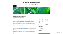 Desktop Screenshot of cherishallmemories.wordpress.com